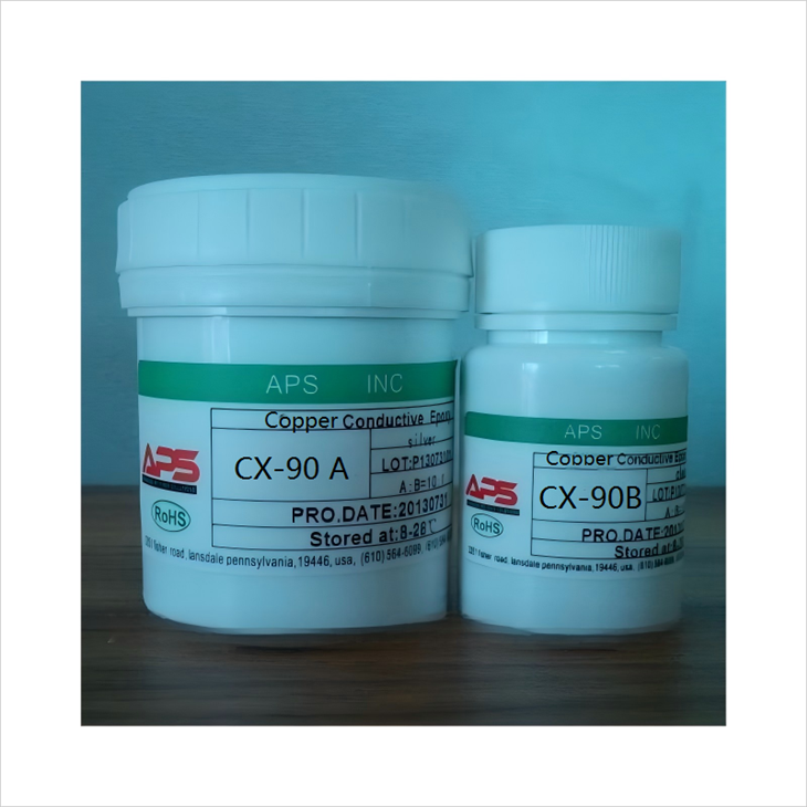 Koper geleidende lijm